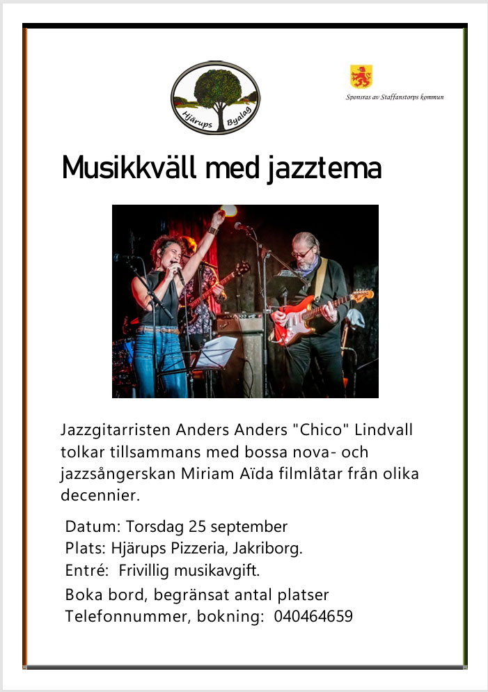 Musikkväll med jazztema